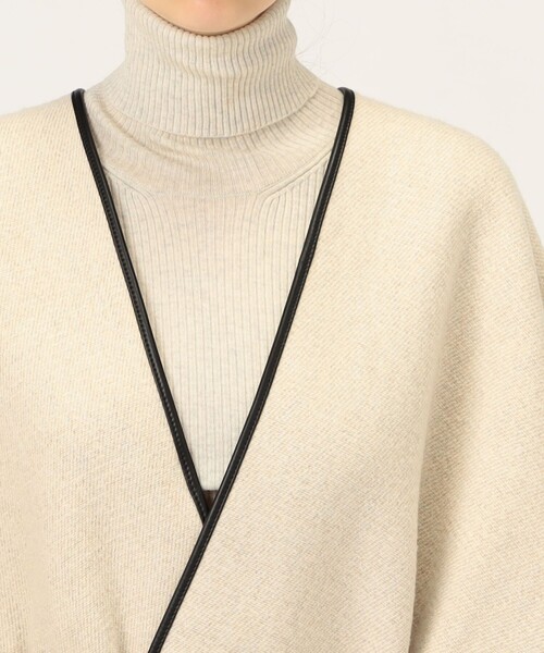 TOMORROWLAND （トゥモローランド）の「Johnstons of Elgin CAPE コート（その他アウター・レディース・ライトベージュ・FREE）」の6枚目の写真