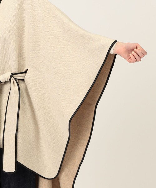 TOMORROWLAND （トゥモローランド）の「Johnstons of Elgin CAPE コート（その他アウター・レディース・ライトベージュ・FREE）」の8枚目の写真