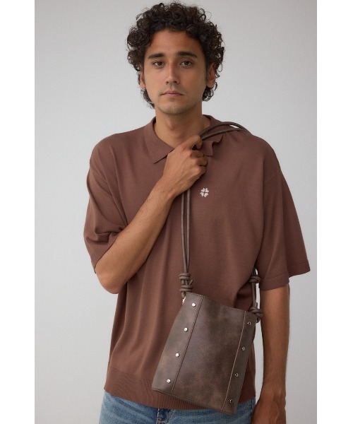 AZUL by moussy(アズールバイマウジー)の「スタッズショルダーバッグ(ショルダーバッグ・メンズ・ブラウン/ブラック・FREE)」の20枚目の写真