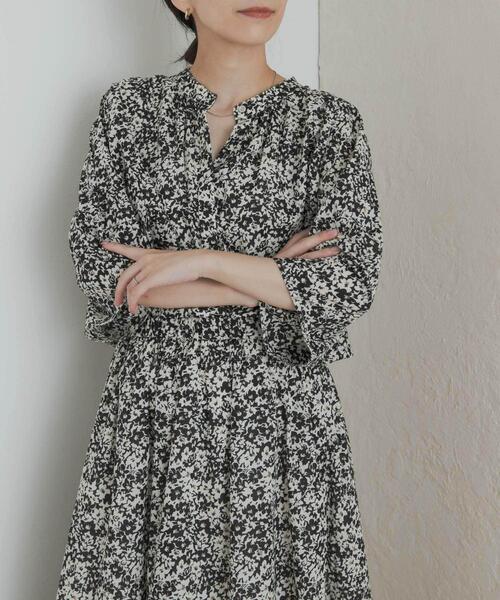 セール】フラワープリントドルマンブラウス（シャツ/ブラウス