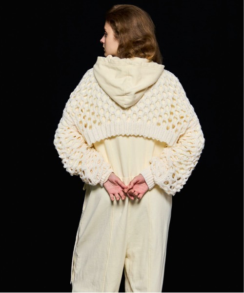 25AW PRE-ORDER】2way Mesh Knitted Bolero/2WAYメッシュニット