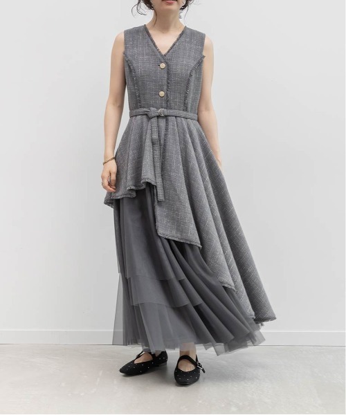 RANDA(ランダ)の「ベルトデザインフラットシューズ(パンプス・レディース・ブラック/アイボリー/グレー・S/M/L/LL)」の5枚目の写真