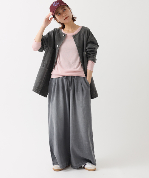 JOURNAL STANDARD relume（ジャーナルスタンダード　レリューム）の「《追加 / 新色》11.5ozデニムカバーオールジャケット（デニムジャケット・レディース・ブルー/ブラック系その他・38/36）」の3枚目の写真