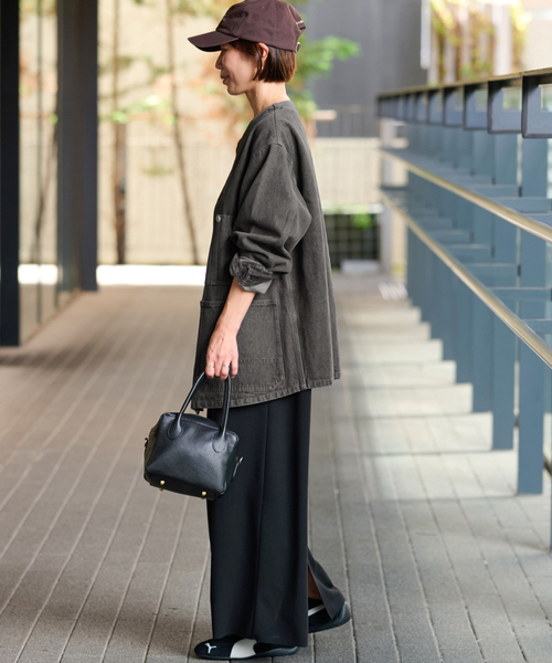 JOURNAL STANDARD relume（ジャーナルスタンダード　レリューム）の「《追加 / 新色》11.5ozデニムカバーオールジャケット（デニムジャケット・レディース・ブルー/ブラック系その他・38/36）」の9枚目の写真