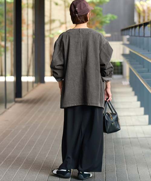 JOURNAL STANDARD relume（ジャーナルスタンダード　レリューム）の「《追加 / 新色》11.5ozデニムカバーオールジャケット（デニムジャケット・レディース・ブルー/ブラック系その他・38/36）」の10枚目の写真