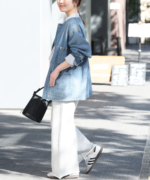 JOURNAL STANDARD relume（ジャーナルスタンダード　レリューム）の「《追加 / 新色》11.5ozデニムカバーオールジャケット（デニムジャケット・レディース・ブルー/ブラック系その他・38/36）」の21枚目の写真