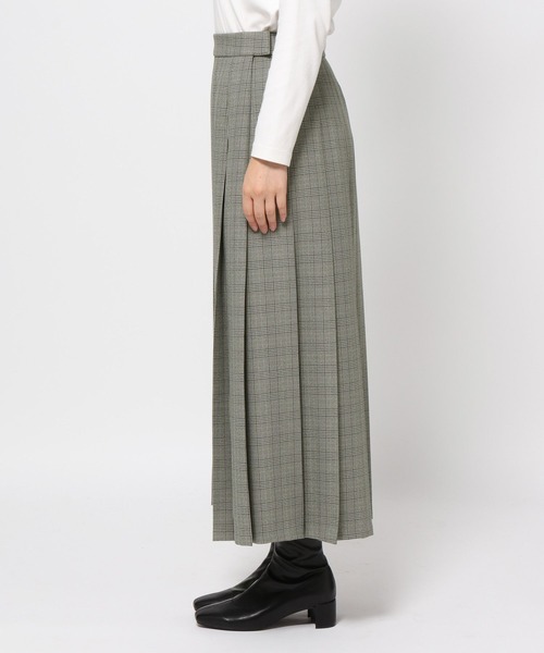 LOWRYS FARM（ローリーズファーム）の「ラナテックプリーツロングスカート  455463（スカート・レディース・チェック/ブラウン/チャコールグレー・MEDIUM/LARGE）」の20枚目の写真