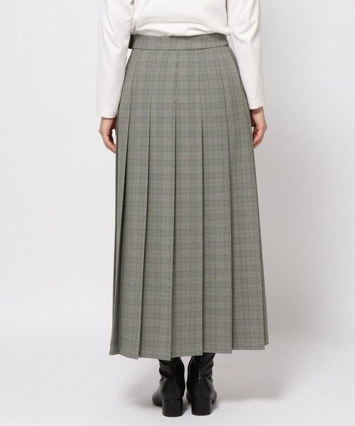 LOWRYS FARM（ローリーズファーム）の「ラナテックプリーツロングスカート  455463（スカート・レディース・チェック/ブラウン/チャコールグレー・MEDIUM/LARGE）」の21枚目の写真