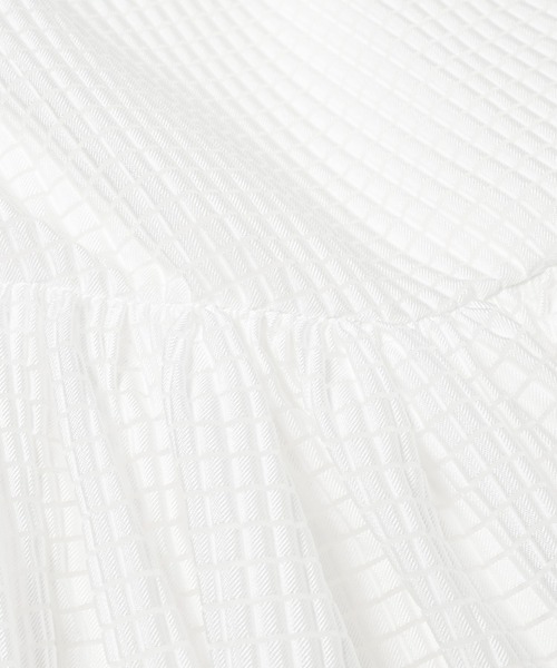 CECILIE BAHNSEN（セシリー バンセン）の「SHORT SLEEVELESS DRESS WITH VOLUMINOUS TIER SKIRT（ドレス・レディース・ホワイト・6）」の10枚目の写真