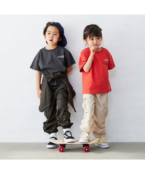 Fluffy BROTHERS（フラッフィーブラザーズ）の「カーゴパンツ（カーゴパンツ・キッズ・ベージュ/ブラック・80/130/140/90/100/110/120）」の9枚目の写真