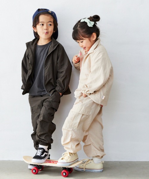 Fluffy BROTHERS（フラッフィーブラザーズ）の「カーゴパンツ（カーゴパンツ・キッズ・ベージュ/ブラック・80/130/140/90/100/110/120）」の19枚目の写真