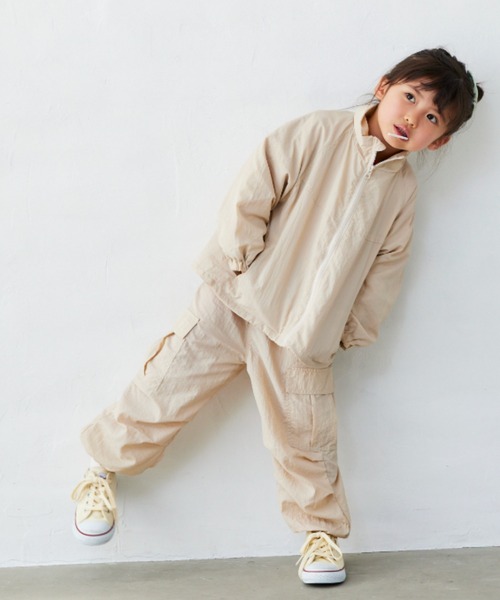 Fluffy BROTHERS（フラッフィーブラザーズ）の「カーゴパンツ（カーゴパンツ・キッズ・ベージュ/ブラック・80/130/140/90/100/110/120）」の5枚目の写真