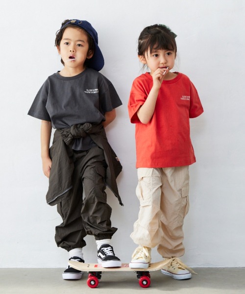 Fluffy BROTHERS（フラッフィーブラザーズ）の「カーゴパンツ（カーゴパンツ・キッズ・ベージュ/ブラック・80/130/140/90/100/110/120）」の18枚目の写真