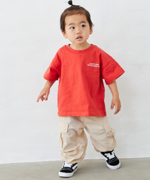 Fluffy BROTHERS（フラッフィーブラザーズ）の「カーゴパンツ（カーゴパンツ・キッズ・ベージュ/ブラック・80/130/140/90/100/110/120）」の6枚目の写真
