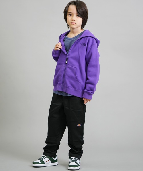 THE NORTH FACE(ザノースフェイス)の「THE NORTH FACE/ザ・ノース・フェイス REARVIEW FZIP HD キッズ パーカー NTJ62560(パーカー・キッズ・パープル/ミックスグレー/ブラック・140cm/130cm/160cm/150cm)」の16枚目の写真