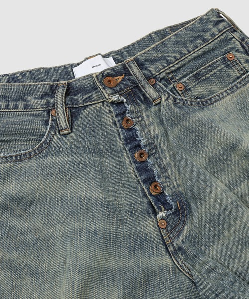 SUGARHILL(シュガーヒル)の「DAMAGED MODERN DENIM PANTS WIDE CUT(デニムパンツ・メンズ・ブルー系その他・30/34/32)」の3枚目の写真
