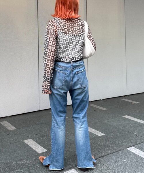 HELLO.SANFRANCISCO（ハローサンフランシスコ）の「【HELLO.SANFRANCISCO/ハローサンフランシスコ】アソートーシアートップス（Tシャツ/カットソー・レディース・グリーン/レッド/ブラック/サックスブルー/オレンジ/オレンジ系その他/ブラック系その他・ONE SIZE）」の13枚目の写真