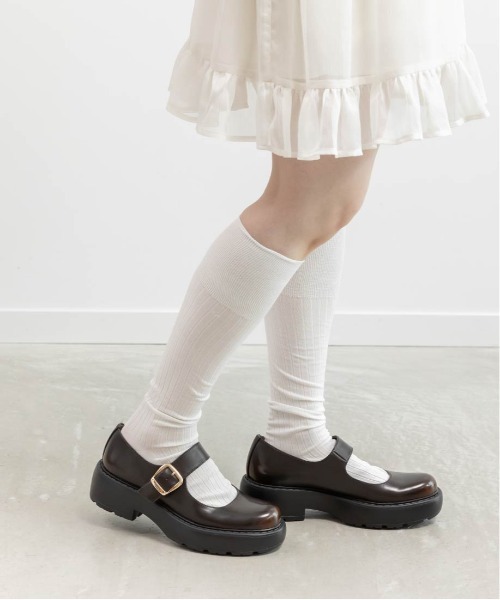 RANDA(ランダ)の「ベーシックデザインメリージェーン(パンプス・レディース・ダークブラウン/ブラック・L/M/S/LL)」の17枚目の写真