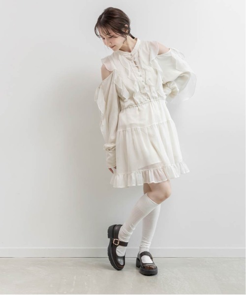 RANDA(ランダ)の「ベーシックデザインメリージェーン(パンプス・レディース・ダークブラウン/ブラック・L/M/S/LL)」の19枚目の写真