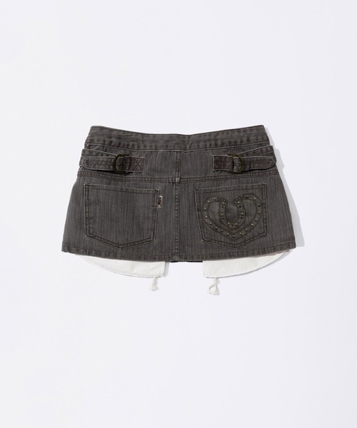 セール】Apron Layered Mini Skirt（スカート）｜SCULPTOR（スカルプ