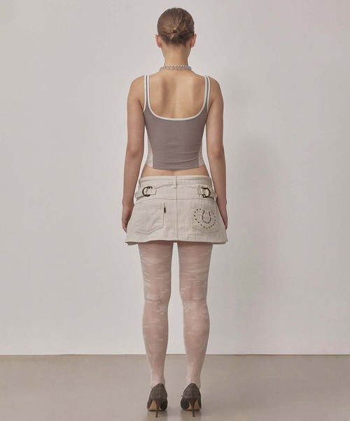 SCULPTOR（スカルプター）の「Apron Layered Mini Skirt（スカート・レディース・チャコール/アイボリー/ブルー・MEDIUM/LARGE/SMALL/X-SMALL/X-LARGE）」の13枚目の写真