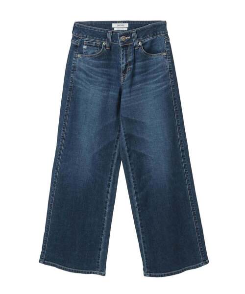 LOGEMENT DE CLAIRE(ロジュモンドクレール)の「【something/サムシング】LISA SEMI WIDE(デニムパンツ・レディース・ホワイト/インディゴブルー・2/3/4)」の2枚目の写真