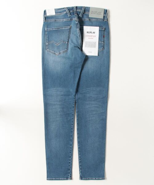 REPLAY(リプレイ)の「スリムフィットANBASS HYPERFLEX ブルーストレッチデニム(デニムパンツ・メンズ・ブルー・W36xL32/W34xL32/W33xL32/W32xL32/W31xL32/W30xL32/W29xL32/W28xL32)」の7枚目の写真