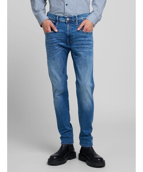 REPLAY(リプレイ)の「スリムフィットANBASS HYPERFLEX ブルーストレッチデニム(デニムパンツ・メンズ・ブルー・W36xL32/W34xL32/W33xL32/W32xL32/W31xL32/W30xL32/W29xL32/W28xL32)」の1枚目の写真