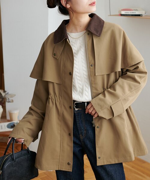 2WAYケープミドルコート（その他アウター）｜DISCOAT（ディスコート