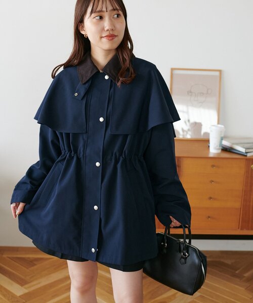 2WAYケープミドルコート（その他アウター）｜DISCOAT（ディスコート