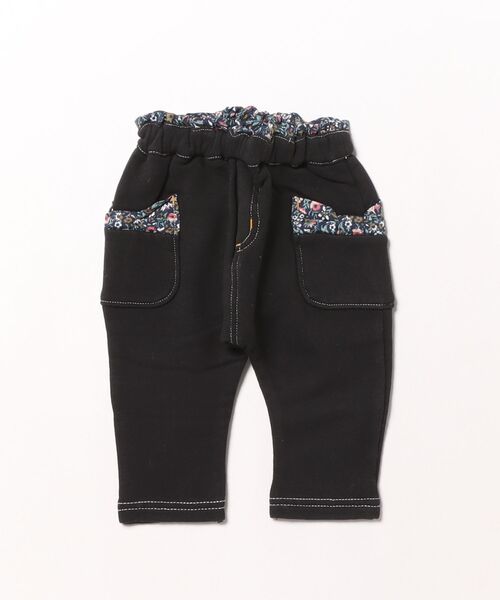 RAGMART（ラグマート）の「リボンポケットパンツ（その他パンツ・キッズ・ブラック/オフホワイト・70cm/80ｃｍ/90cm）」の2枚目の写真