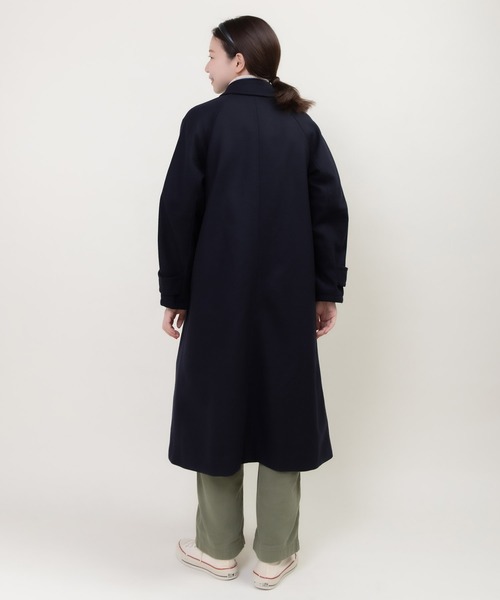 CHILD WOMAN（チャイルドウーマン）の「ハードメルトン ステンカラーコート（ステンカラーコート・レディース・ネイビー/レッド・FREE）」の16枚目の写真