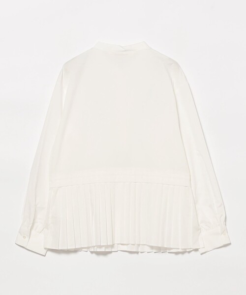 Ray BEAMS(レイビームス)の「プリーツ キリカエ バンドカラー シャツ(シャツ/ブラウス・レディース・ブラック/サックスブルー/ホワイト・ONE SIZE)」の20枚目の写真