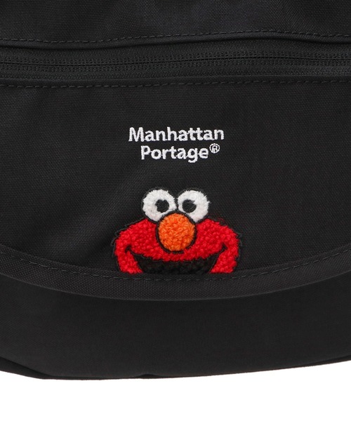 Manhattan Portage（マンハッタンポーテージ）の「DUET SHOULDER BAG FZP MGNT 500D CORDURA SESAME ST（ショルダーバッグ・レディース・ブラック・SMALL）」の9枚目の写真