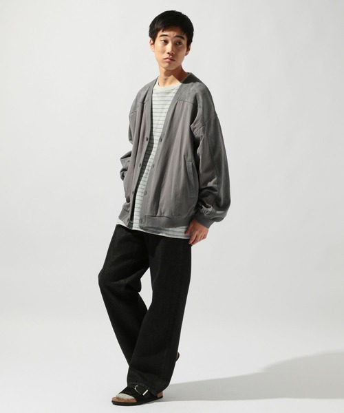 niko and...(ニコアンド)の「切替フェイクスウェードカーディガン(カーディガン/ボレロ・メンズ・ブラウン/アイボリー/チャコール・LARGE/MEDIUM)」の21枚目の写真