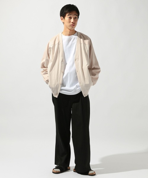 niko and...(ニコアンド)の「切替フェイクスウェードカーディガン(カーディガン/ボレロ・メンズ・ブラウン/アイボリー/チャコール・LARGE/MEDIUM)」の17枚目の写真