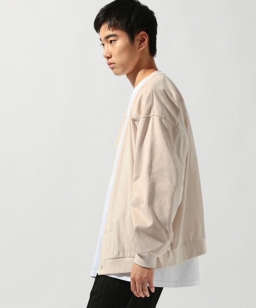 niko and...(ニコアンド)の「切替フェイクスウェードカーディガン(カーディガン/ボレロ・メンズ・ブラウン/アイボリー/チャコール・LARGE/MEDIUM)」の20枚目の写真