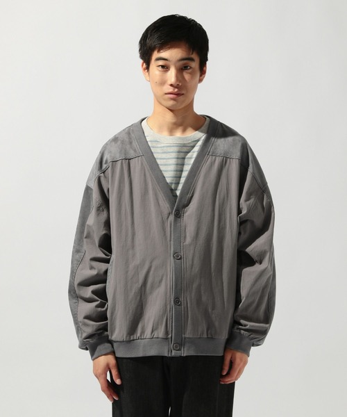 niko and...(ニコアンド)の「切替フェイクスウェードカーディガン(カーディガン/ボレロ・メンズ・ブラウン/アイボリー/チャコール・LARGE/MEDIUM)」の9枚目の写真