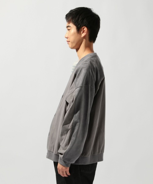 niko and...(ニコアンド)の「切替フェイクスウェードカーディガン(カーディガン/ボレロ・メンズ・ブラウン/アイボリー/チャコール・LARGE/MEDIUM)」の10枚目の写真