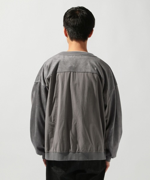 niko and...(ニコアンド)の「切替フェイクスウェードカーディガン(カーディガン/ボレロ・メンズ・ブラウン/アイボリー/チャコール・LARGE/MEDIUM)」の11枚目の写真