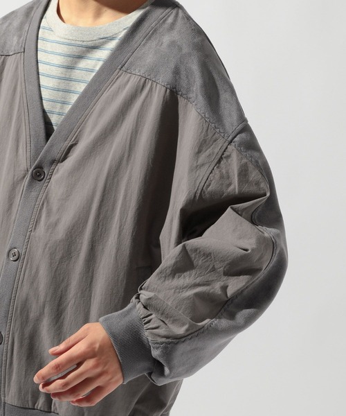 niko and...(ニコアンド)の「切替フェイクスウェードカーディガン(カーディガン/ボレロ・メンズ・ブラウン/アイボリー/チャコール・LARGE/MEDIUM)」の13枚目の写真