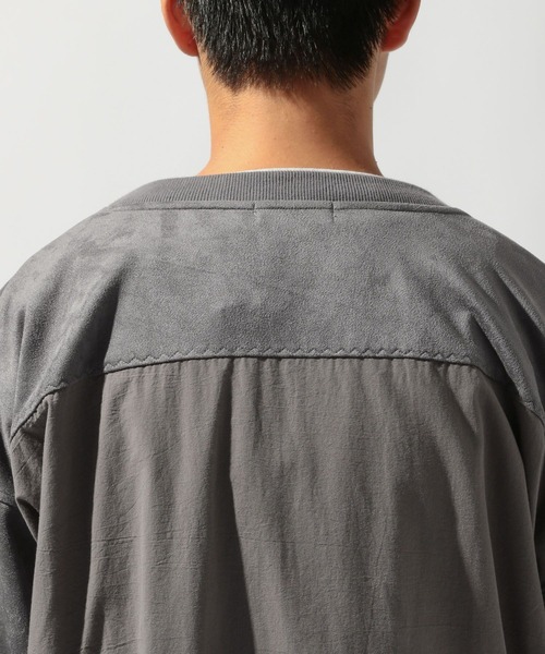 niko and...(ニコアンド)の「切替フェイクスウェードカーディガン(カーディガン/ボレロ・メンズ・ブラウン/アイボリー/チャコール・LARGE/MEDIUM)」の5枚目の写真