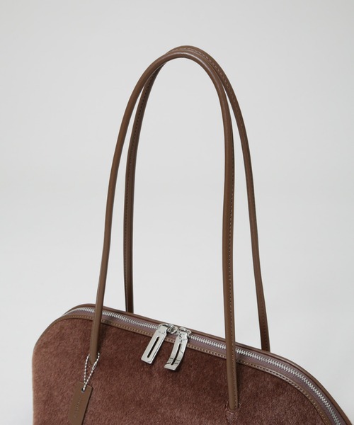 ADD CULUMN（アドカラム）の「ADD CULUMN/FIGRE BOSTON HAIR CALF（ボストンバッグ・レディース・ブラウン・FREE）」の7枚目の写真