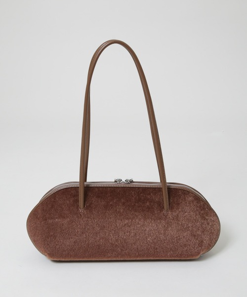 ADD CULUMN（アドカラム）の「ADD CULUMN/FIGRE BOSTON HAIR CALF（ボストンバッグ・レディース・ブラウン・FREE）」の4枚目の写真