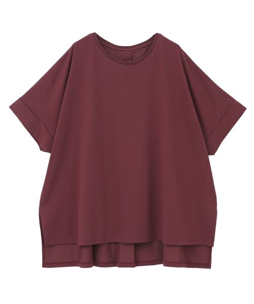 AMERICAN HOLIC(アメリカンホリック)の「接触冷感バックタックプルオーバー(Tシャツ/カットソー・レディース・アイボリー/ブラック/ネイビー/ボルドー/オリーブ・M/L)」の11枚目の写真