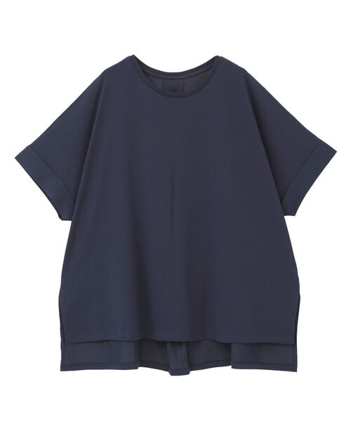 AMERICAN HOLIC(アメリカンホリック)の「接触冷感バックタックプルオーバー(Tシャツ/カットソー・レディース・アイボリー/ブラック/ネイビー/ボルドー/オリーブ・M/L)」の13枚目の写真
