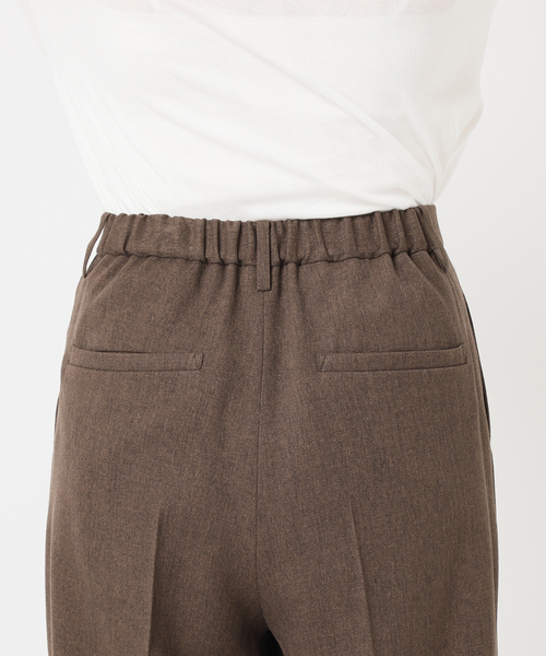JOURNAL STANDARD relume（ジャーナルスタンダード　レリューム）の「ツイーディーツイルタックワイドパンツ（スラックス・レディース・ベージュ/ブラウン・36/38）」の21枚目の写真