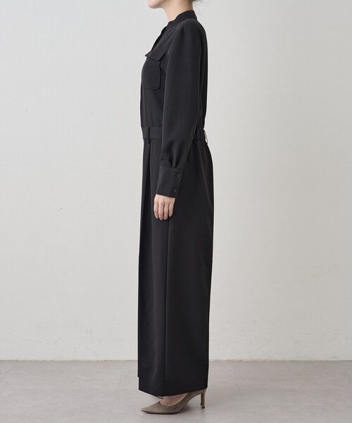 バンドカラーオールインワン（つなぎ/オールインワン）｜Whim