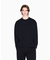 ARMANI COLLEZIONI 黒　スウェット　希少デザイン　超おしゃれ❣️ アルマーニ レディース セットアップ エンポリオアルマーニ