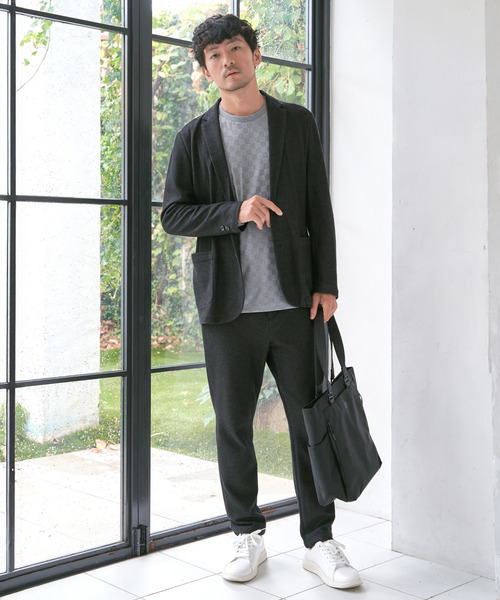 IKKA LOUNGE（イッカラウンジ）の「【セットアップ対応】GOKU楽ワークハニカムデニムパンツ（デニムパンツ・メンズ・ブラック/ネイビー・XL/L/M/S）」の8枚目の写真